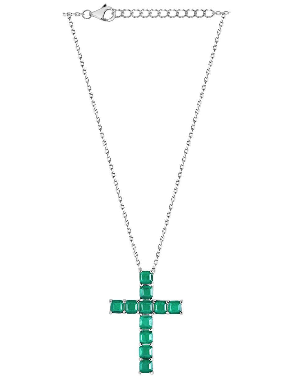 Collar cruz de plata 2