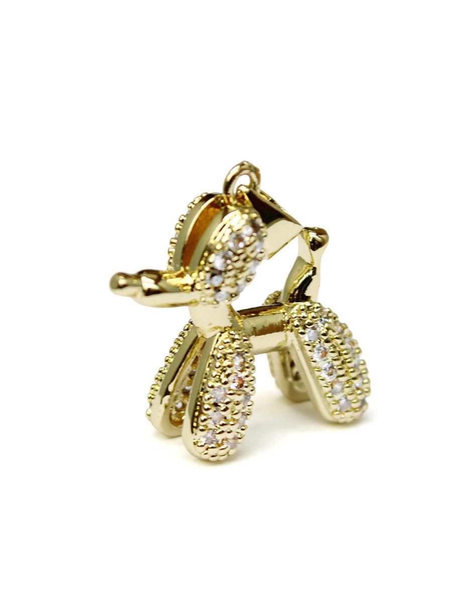 Collar con dije perro de oro laminado 10 K 3