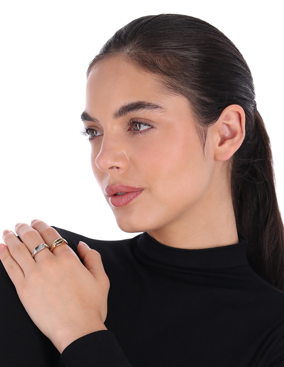 Set anillo circular 9.1 Signet Heirlooms pulido