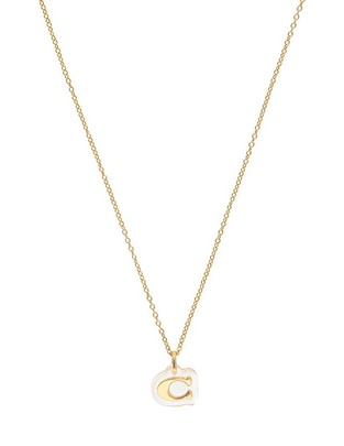 Collar de letra c 10.1 EMBEDDED LUCITE