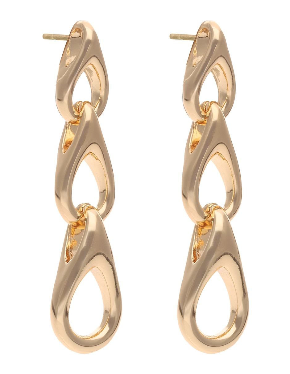 Aretes circulares con acabado brillante 2