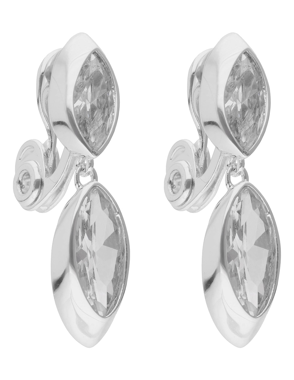 Aretes de gota con acabado pulido 2