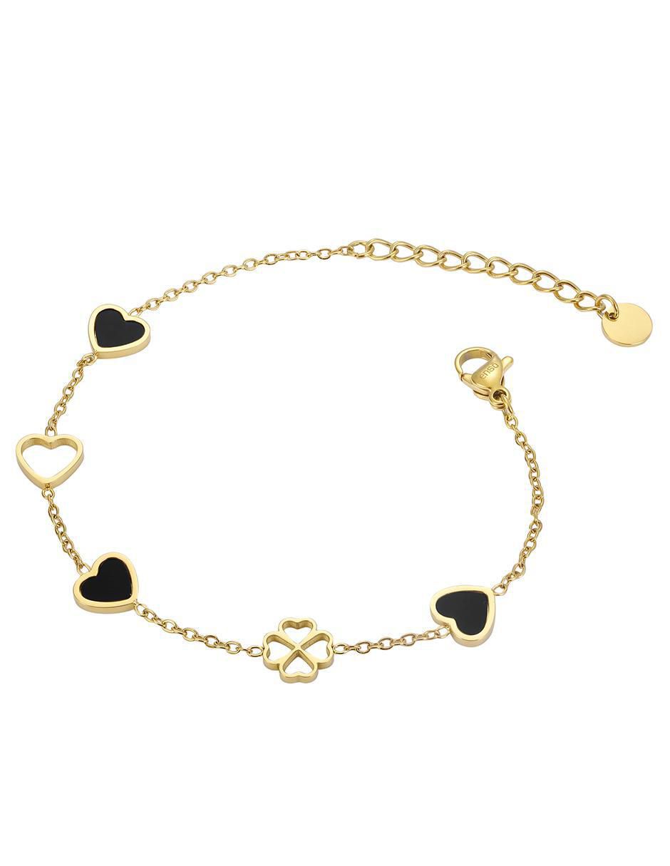 Pulsera con resina Charms acabado pulido 2