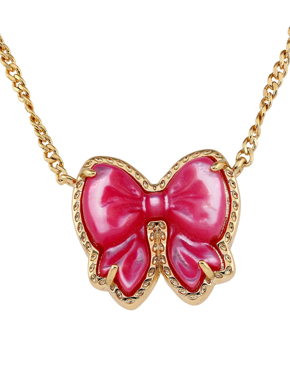 Collar con dije de moño Kendra Scott 14 K