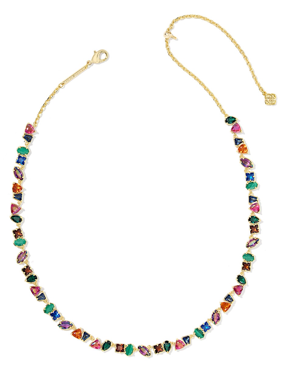 Collar Kendra Scott Isabelle de baño de oro 14 K