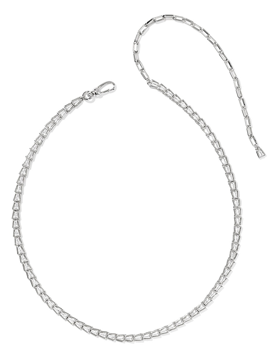 Collar Kendra Scott Bella Tennis de plata P 925