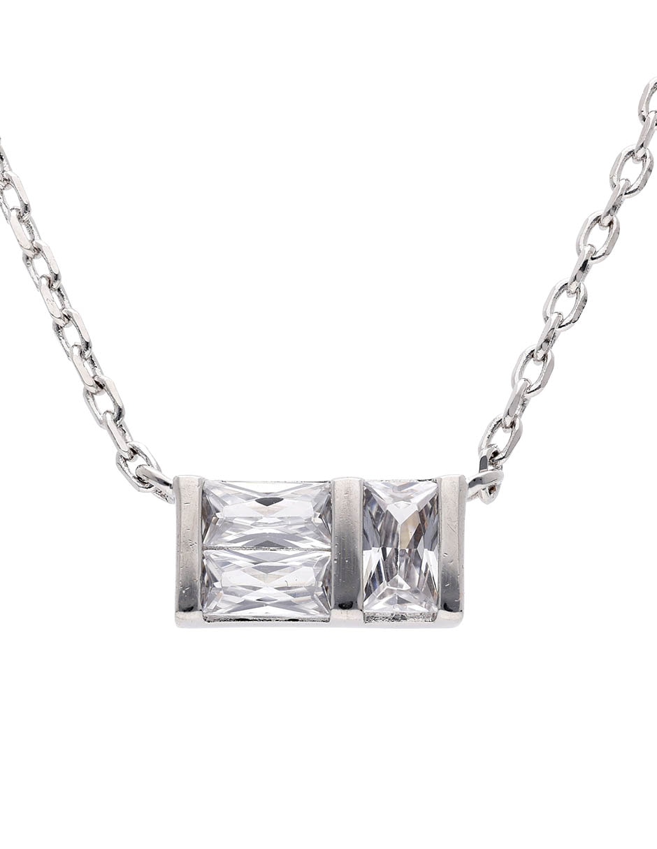 Collar rectangular 14 K