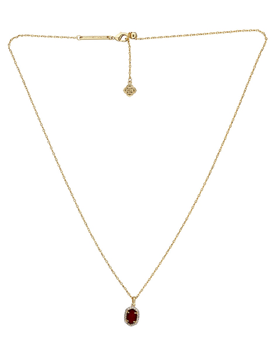 Collar de hexágono Kendra Scott baño de oro 14 K