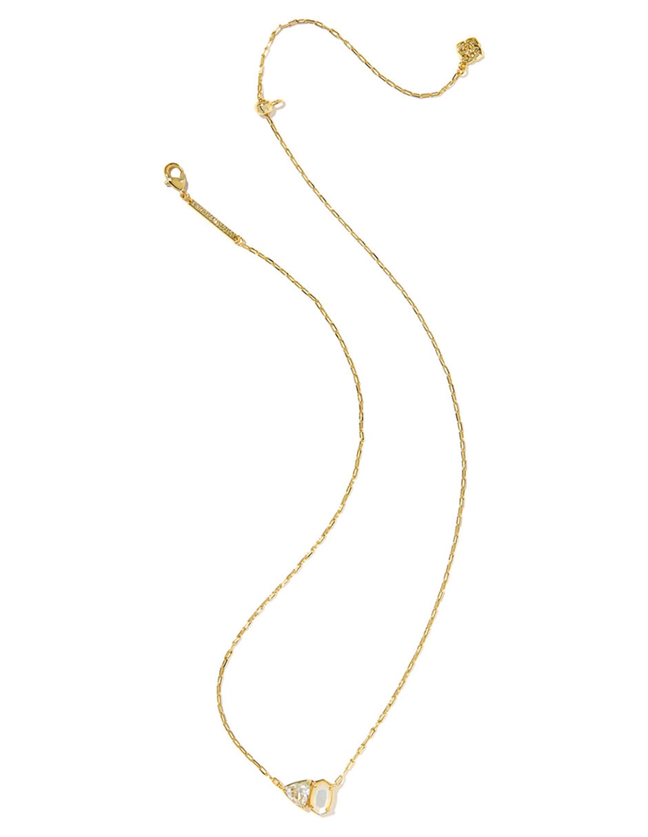 Collar Kendra Scott Tatum de baño de oro 14 K