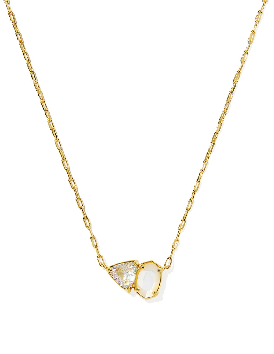 Collar Tatum de baño de oro 14 K