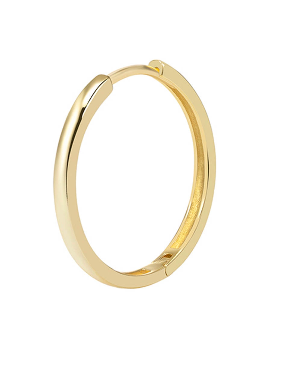 Arracadas Golden con acabado baño de oro 14 K 2