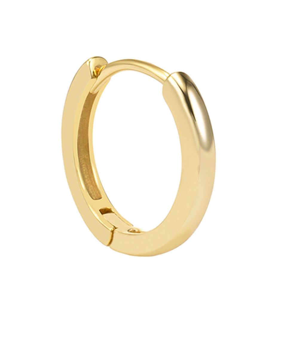 Arracadas Golden con acabado baño de oro 14 K 2