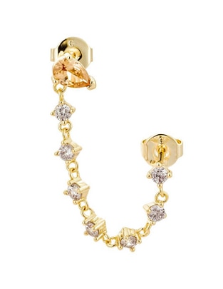 Piercing de estrella Estrellas con acabado baño de oro 14 K