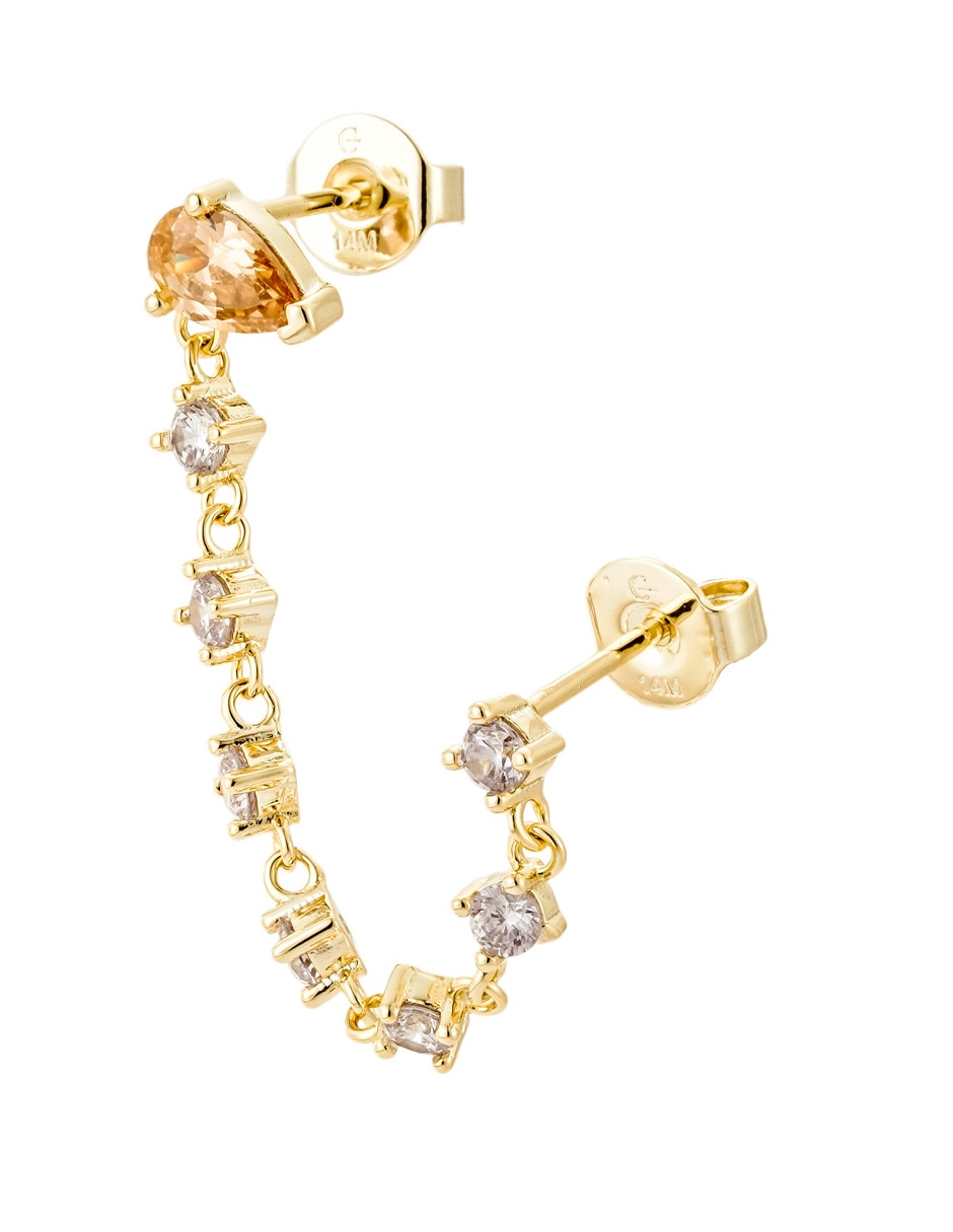 Piercing de estrella Estrellas con acabado baño de oro 14 K 2