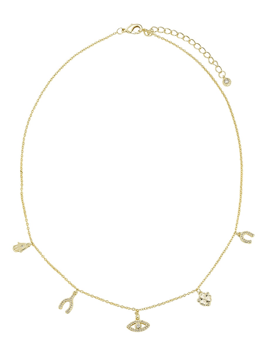 Collar  Protección baño de oro 14 k 2