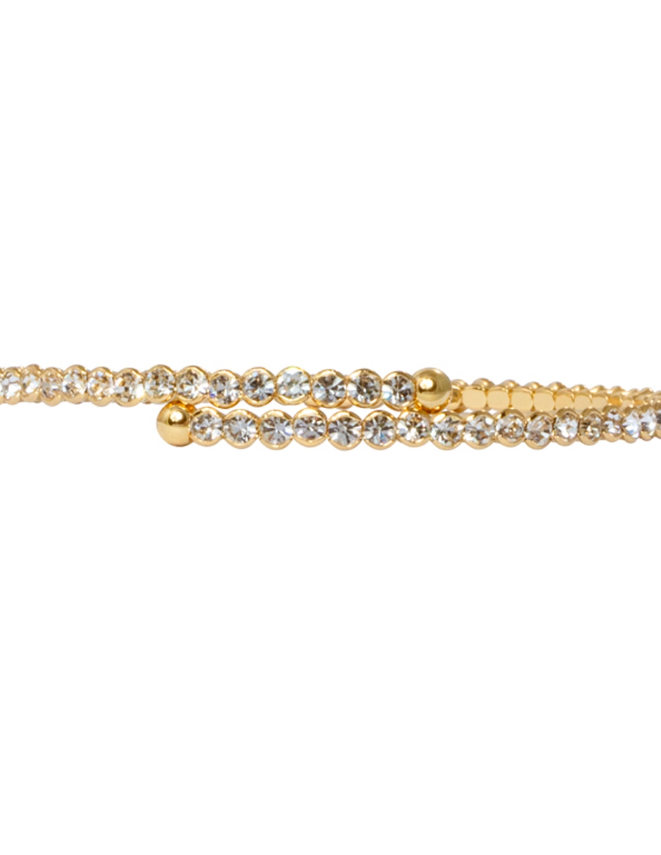 Pulsera con zirconia Cup Chain acabado pulido 3
