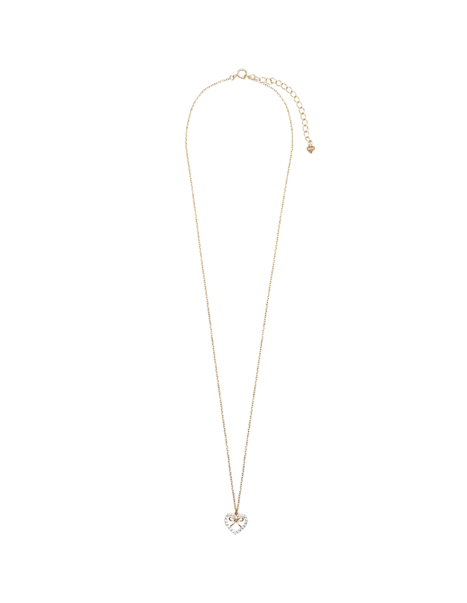 Collar con dije de corazón westies coquette de plata p 925