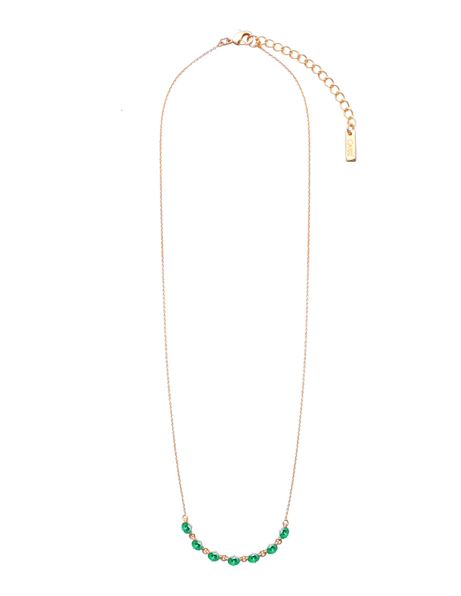 Collar circonia oval