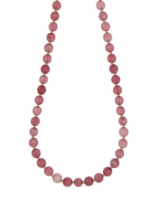 Collar emanuel ungaro ruby quartz