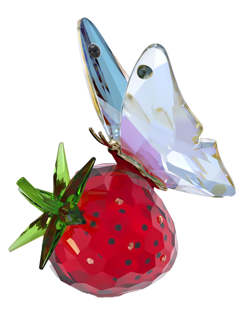 Figura decorativa de mariposa Swarovski Idyllia de cristal y metal