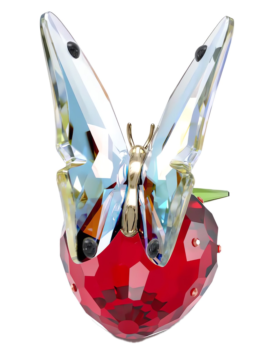 Figura decorativa de mariposa Swarovski Idyllia de cristal y metal