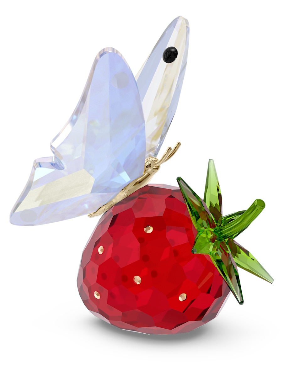 Figura decorativa de mariposa Swarovski Idyllia de cristal y metal