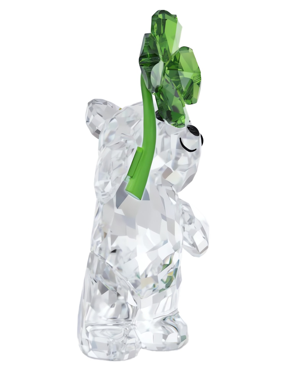 Figura decorativa de oso Swarovski Osos Kris de cristal y metal