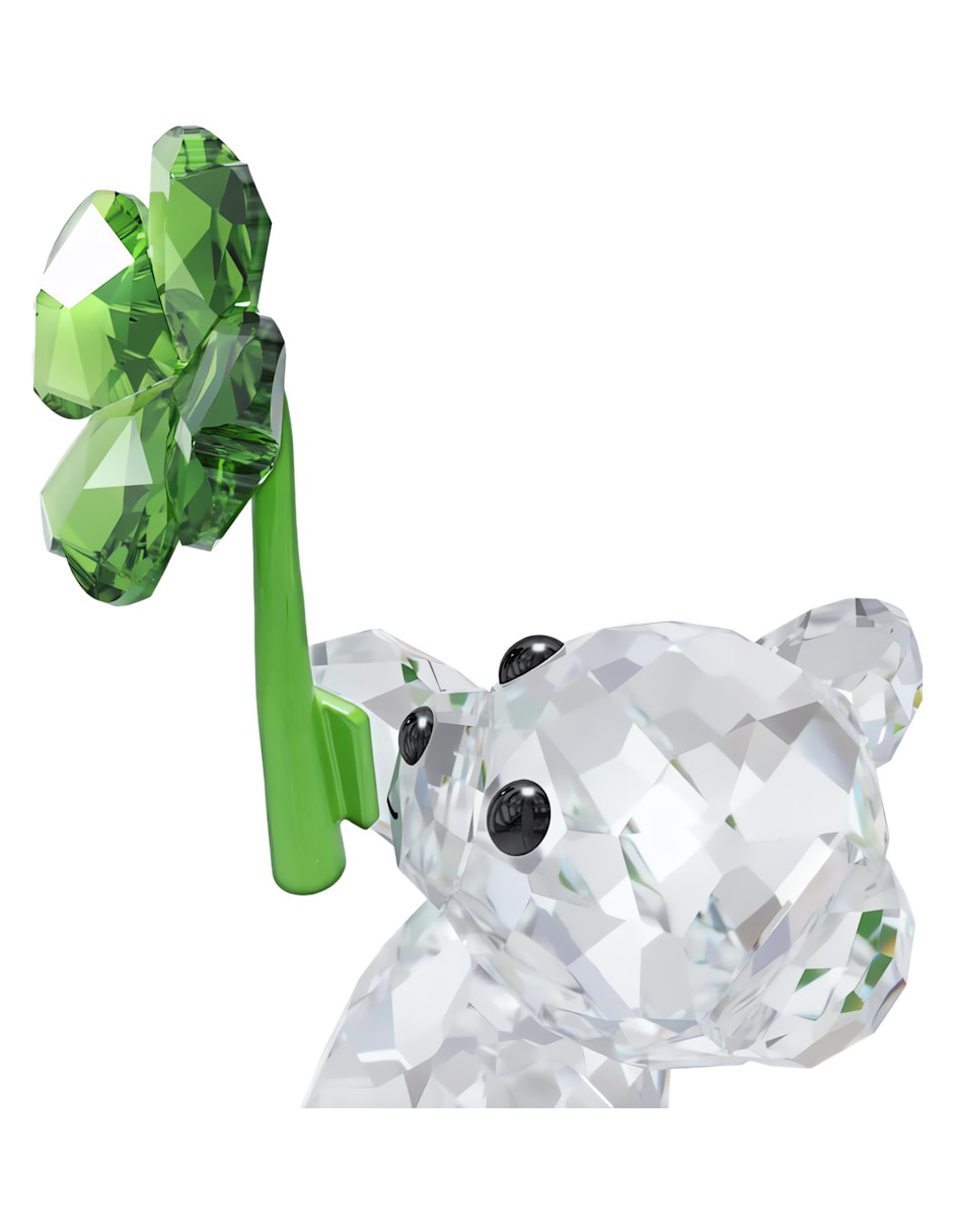 Figura decorativa de oso Swarovski Osos Kris de cristal y metal