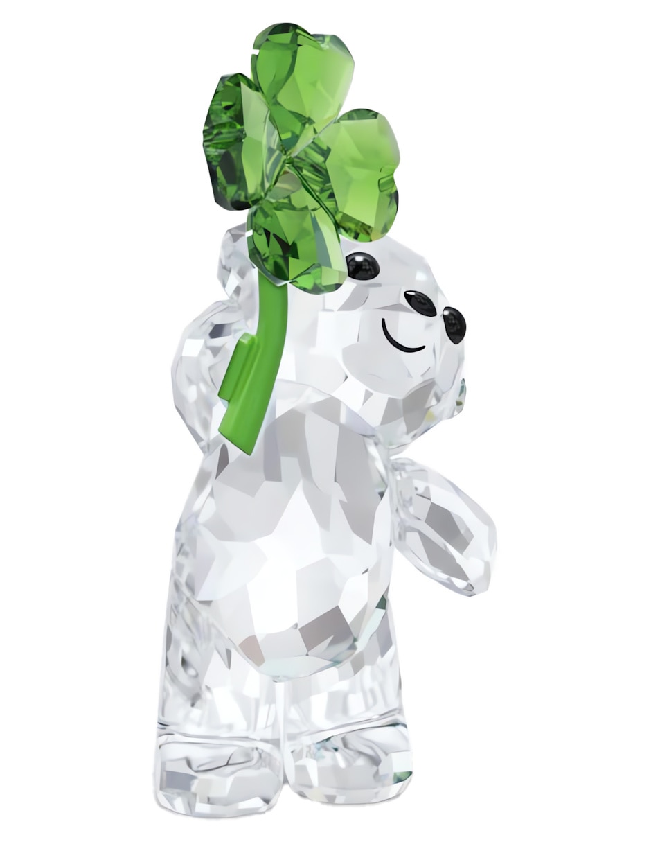 Figura decorativa de oso Swarovski Osos Kris de cristal y metal