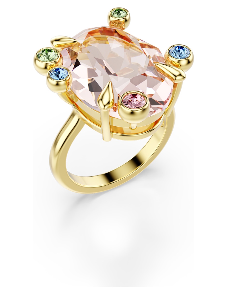 Anillo "de (si aplica)" irregular swarovski gema no aplica sin kilataje "de" metal swarovski brillante