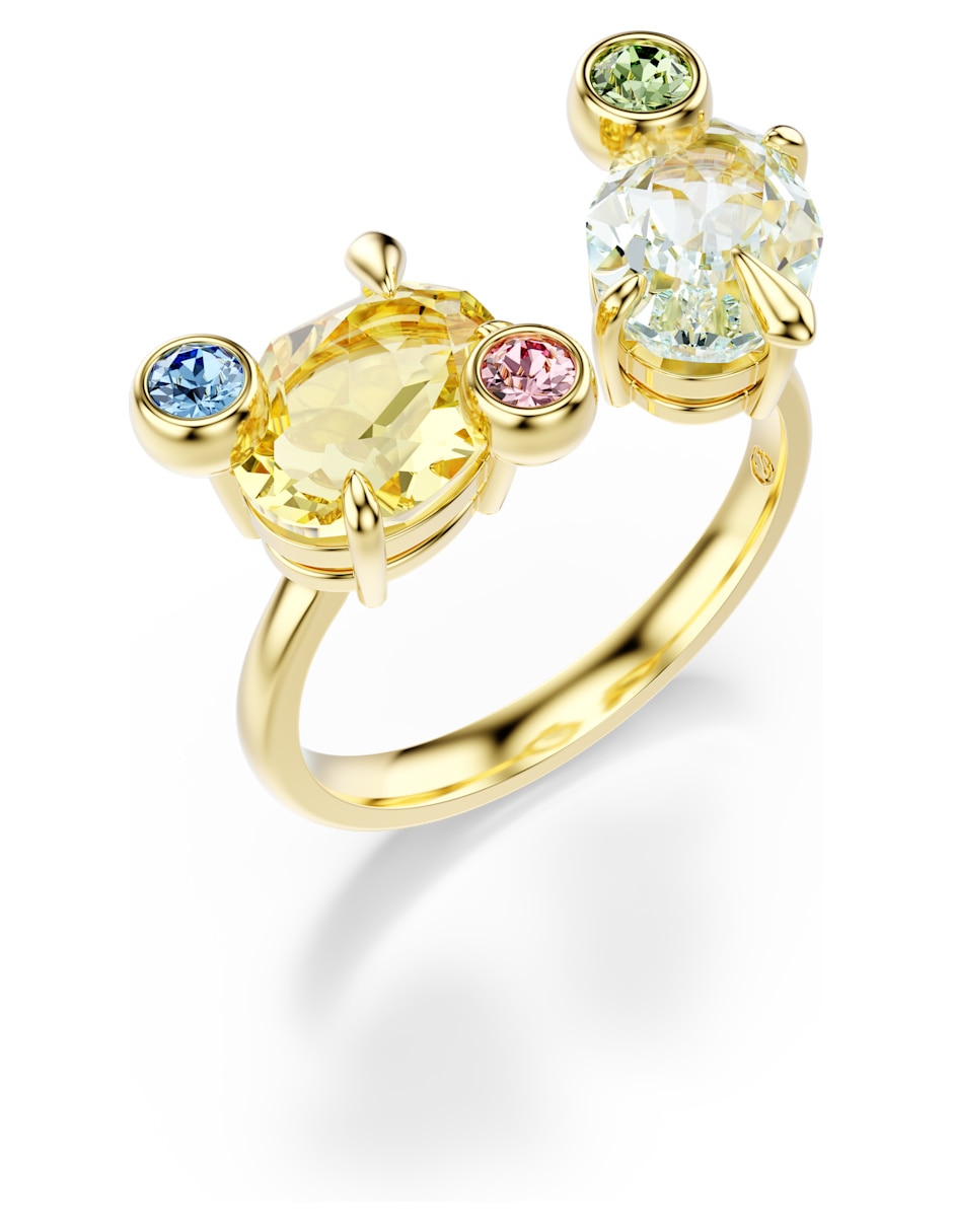Anillo "de (si aplica)" irregular swarovski gema no aplica sin kilataje "de" metal swarovski brillante