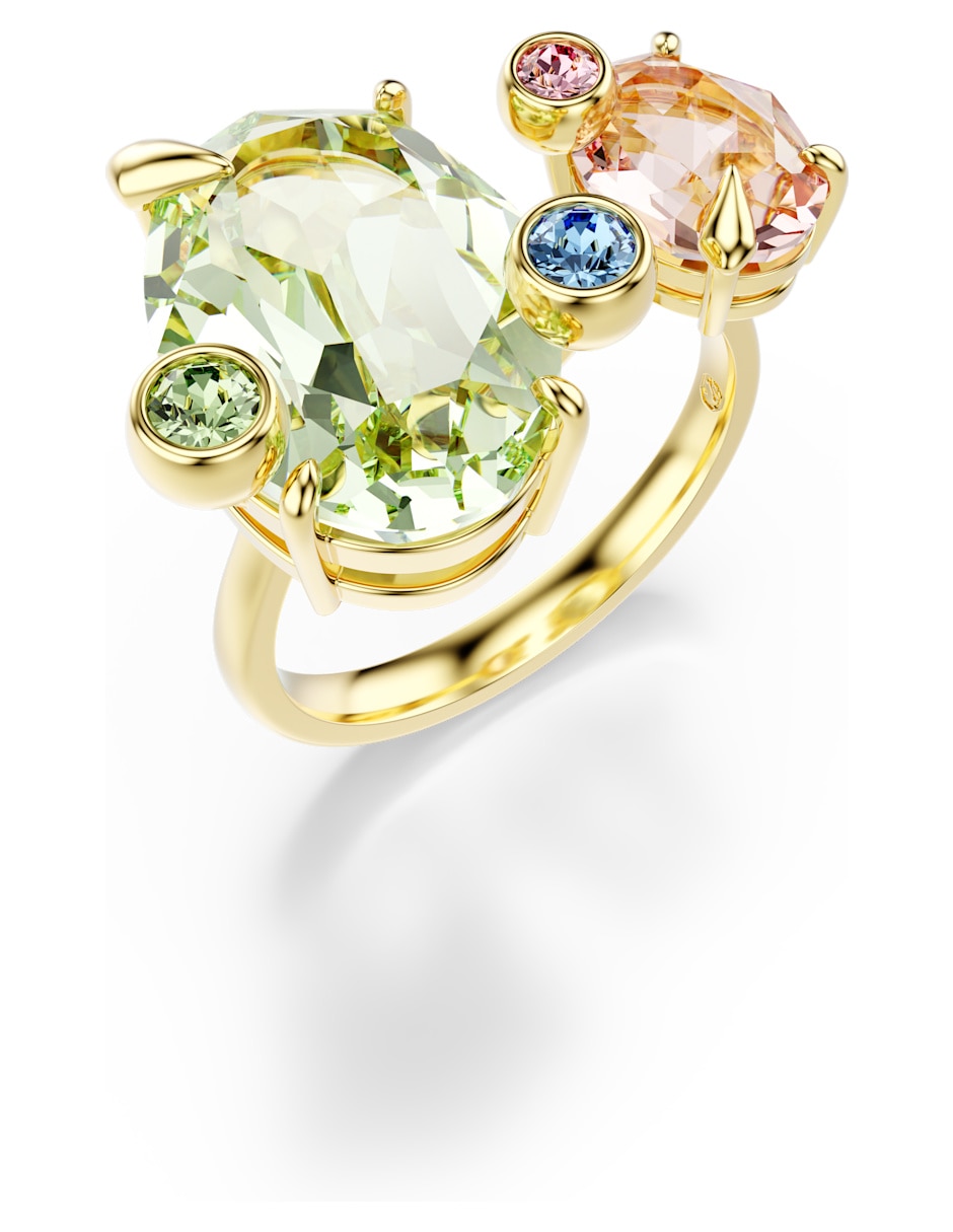 Anillo "de (si aplica)" irregular swarovski gema no aplica sin kilataje "de" metal swarovski brillante