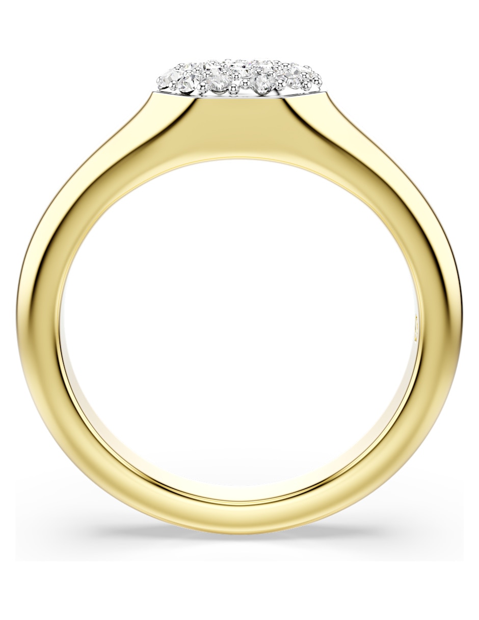 Anillo redondo Dextera Octagon brillante 3