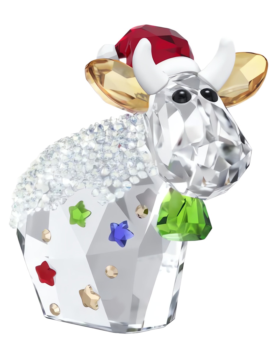 Figura decorativa de reno Swarovski Mo Annual Edition de cristal y metal