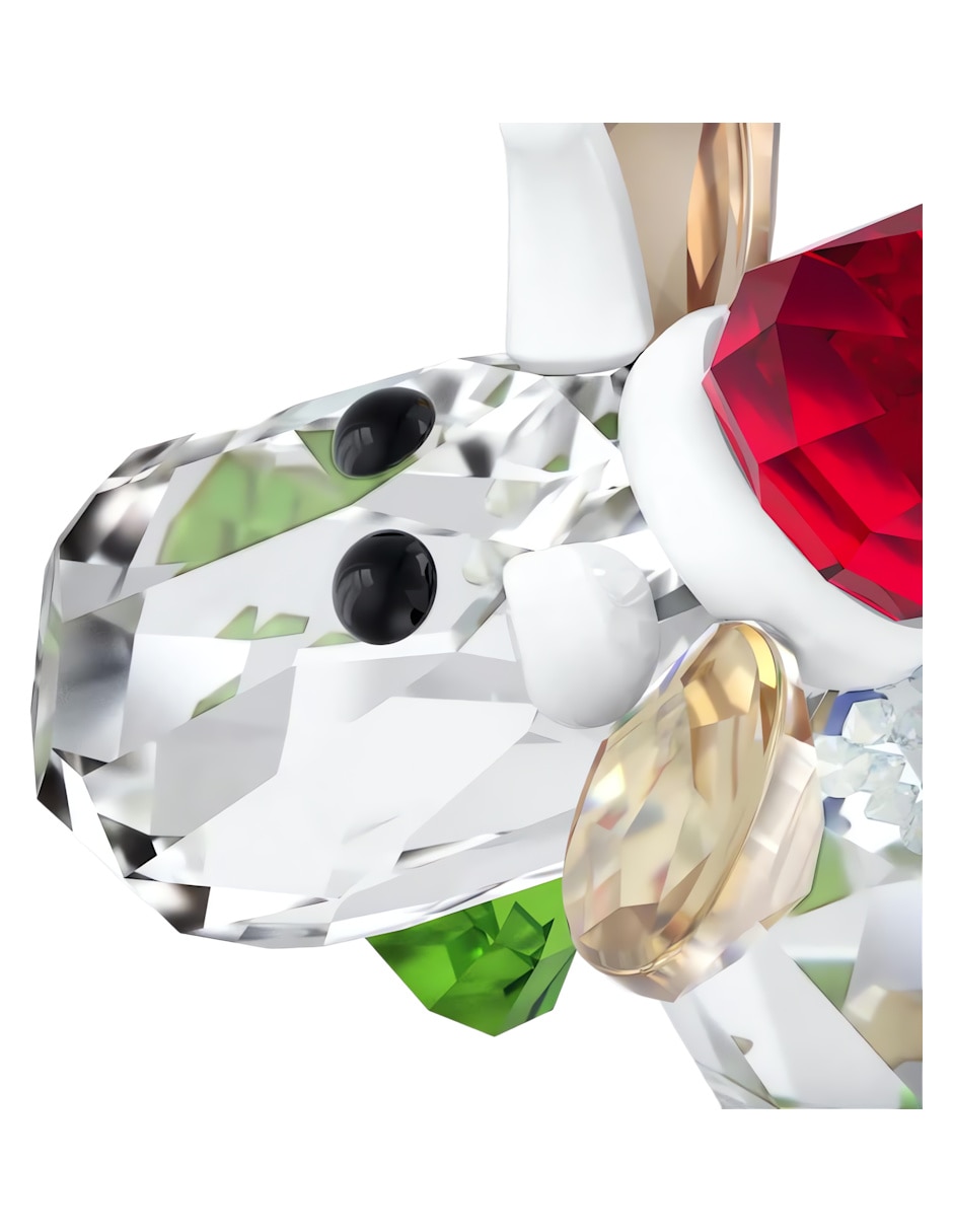 Figura decorativa de reno Swarovski Mo Annual Edition de cristal y metal
