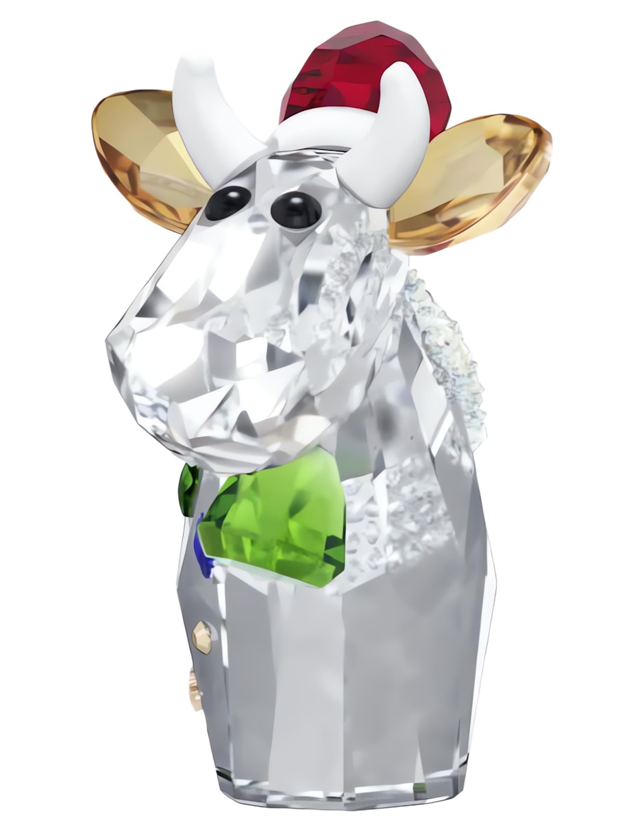 Figura decorativa de reno Swarovski Mo Annual Edition de cristal y metal