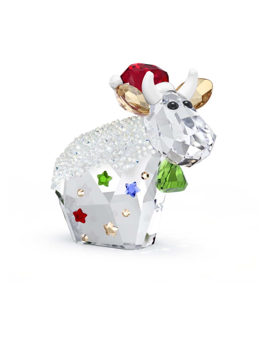 Figura decorativa de reno Swarovski Mo Annual Edition de cristal y metal