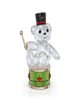 Figura decorativa de oso Osos Kris de cristal y metal 1