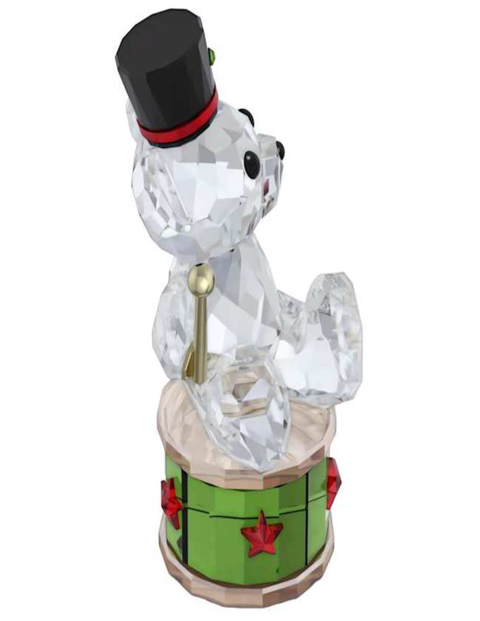 Figura decorativa de oso Osos Kris de cristal y metal 2