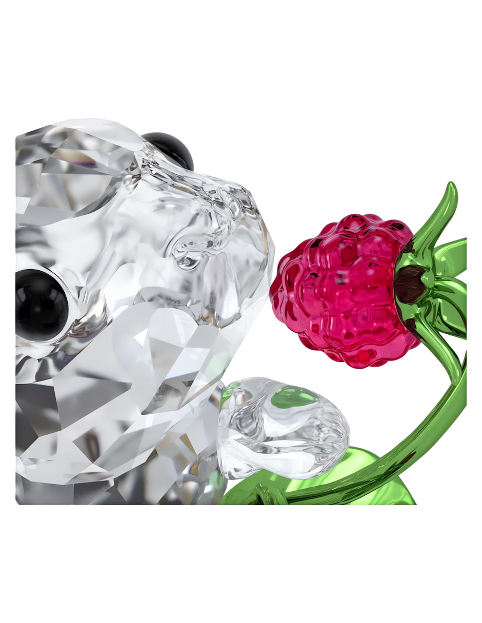 Figura decorativa de conejo swarovski idyllia de cristal y metal