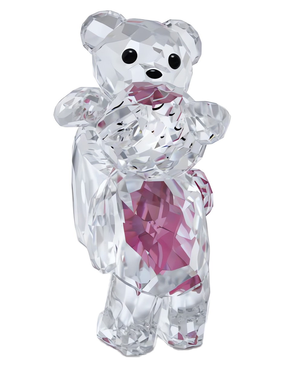 Figura decorativa de oso Swarovski Osos Kris de cristal y metal