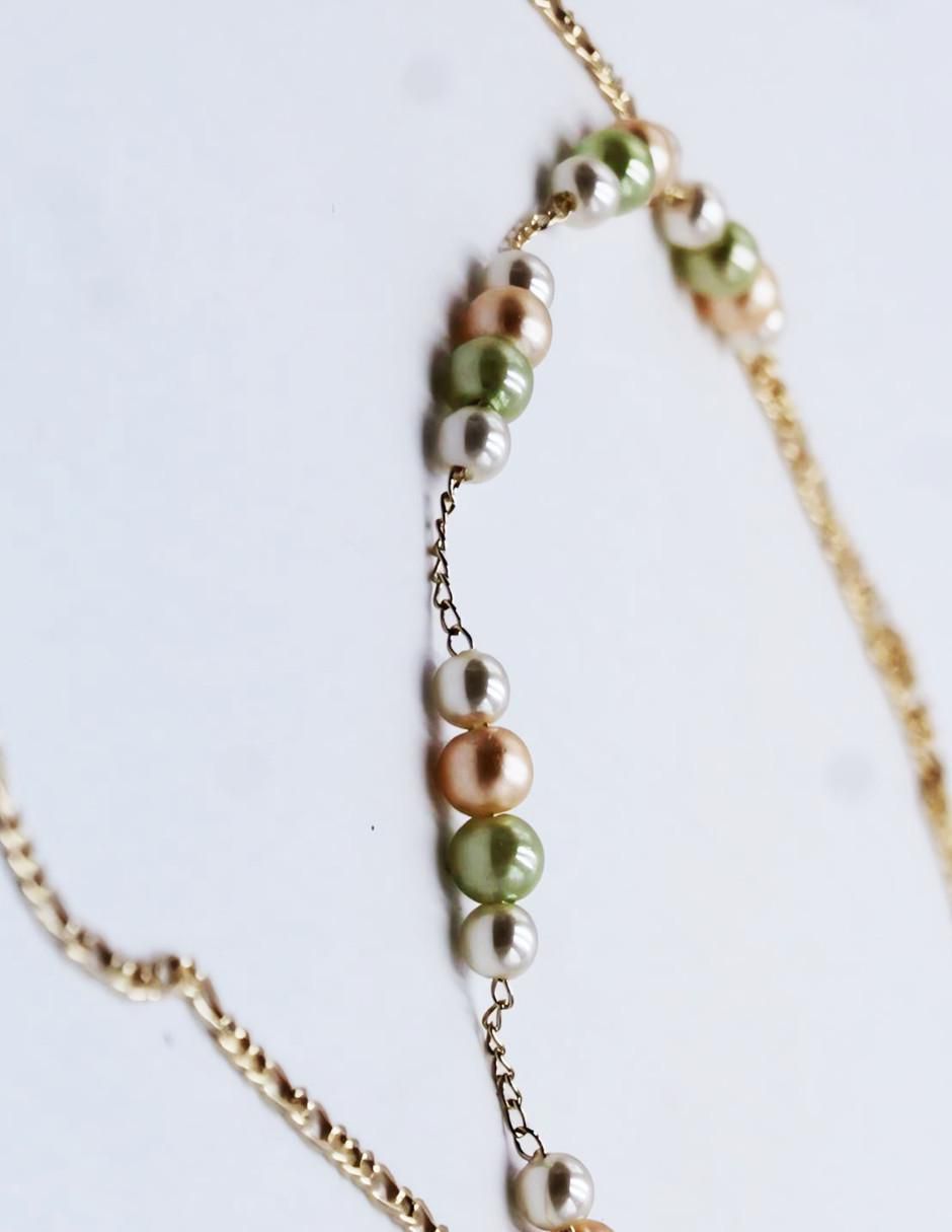 Collar de varios hilos Joyería Fina de oro 18 K 2