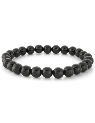 Pulsera con ónix acabado liso