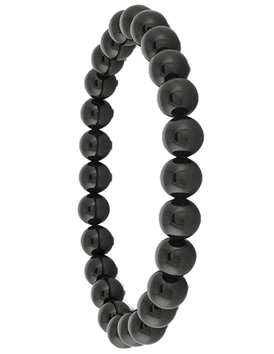 Pulsera con ónix acabado liso