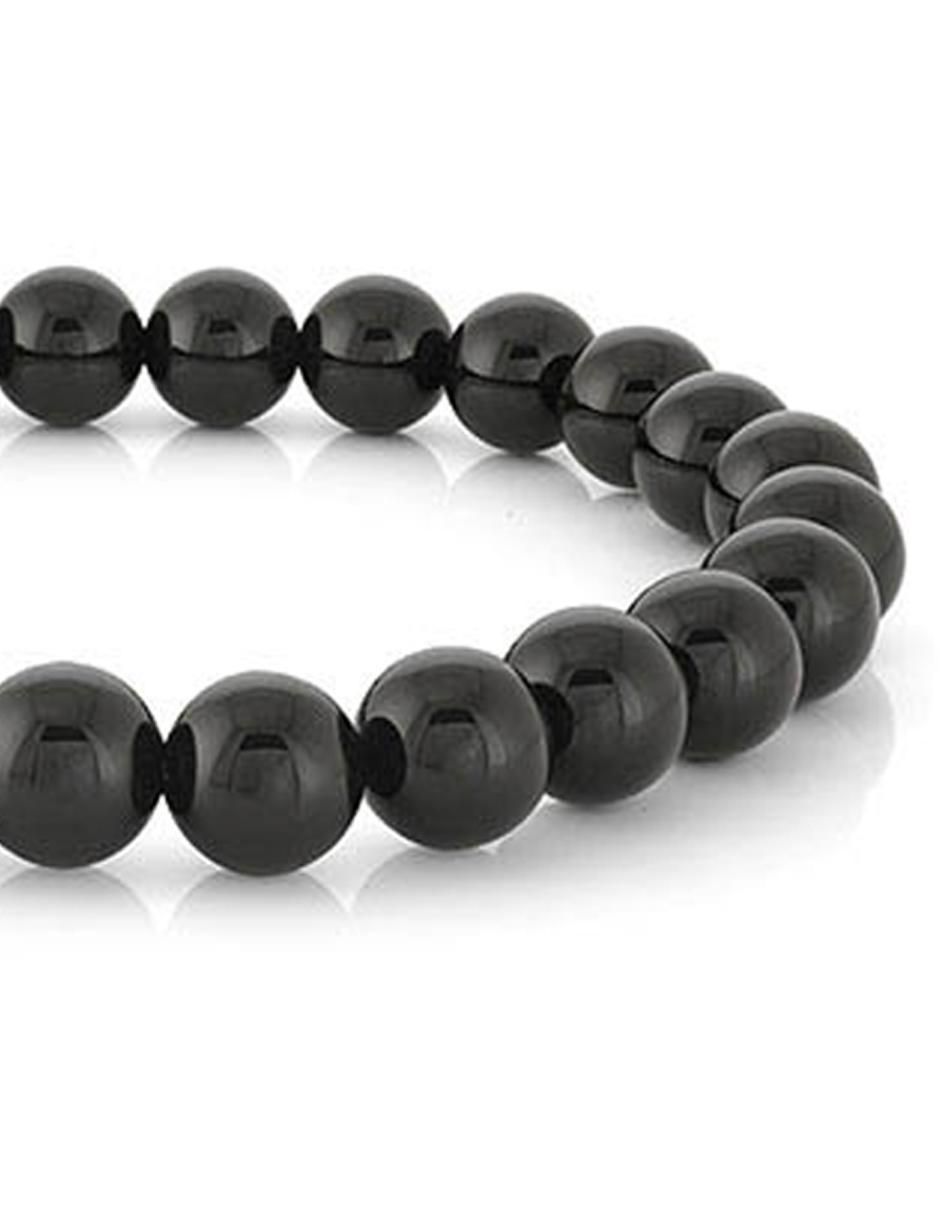Pulsera con ónix acabado liso