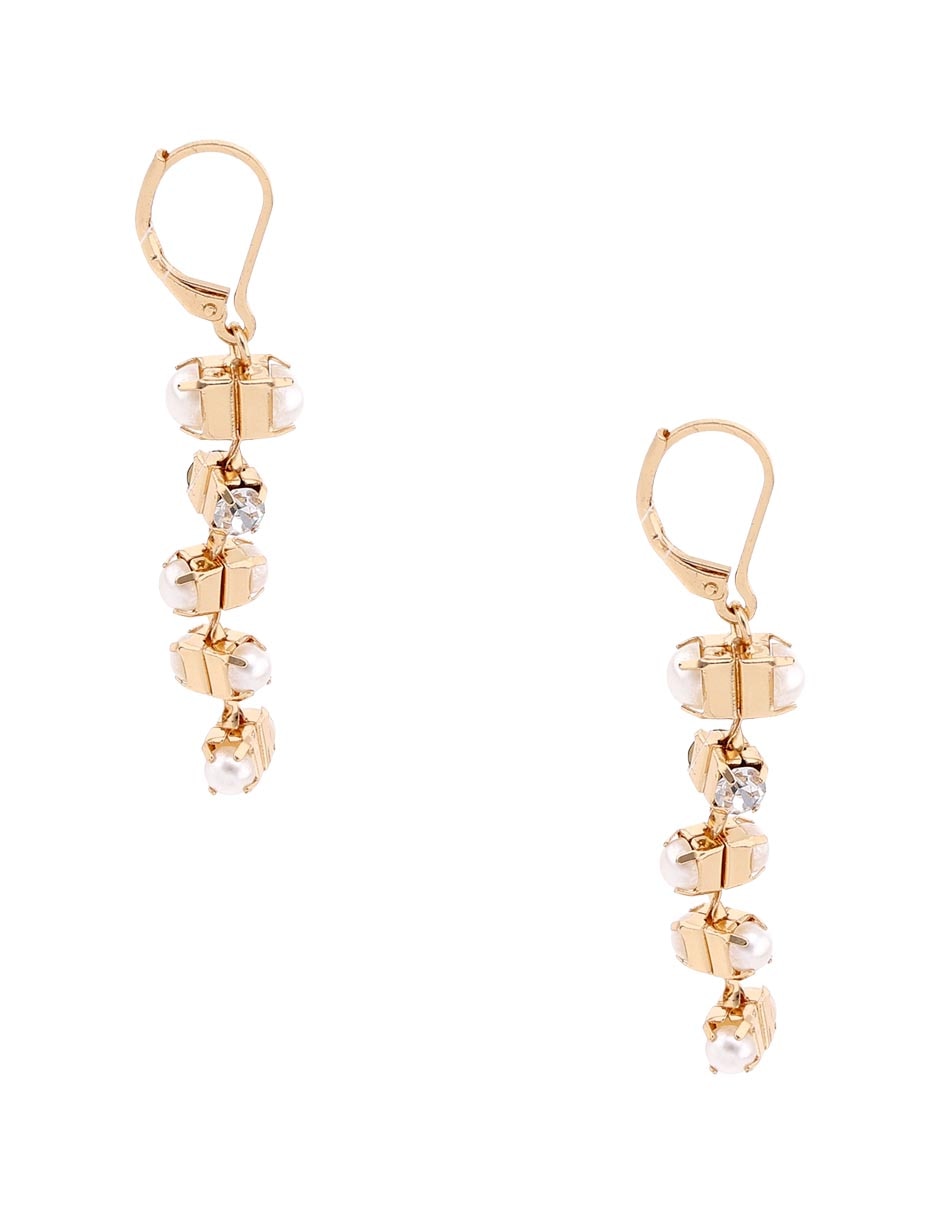 Aretes con acabado brillante cristal 3