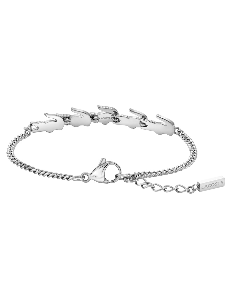 Pulsera con cristal Crocodile acabado brillante 2