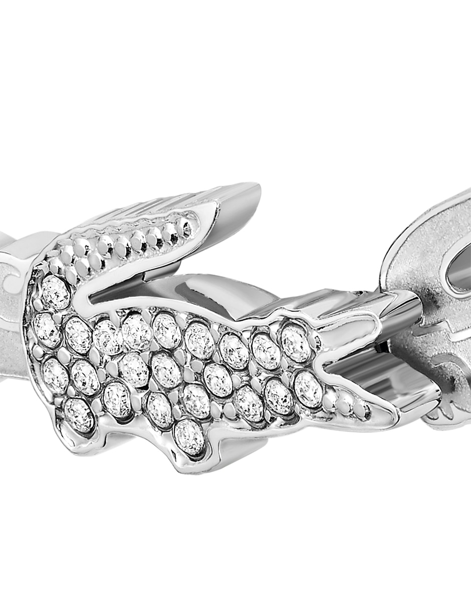 Pulsera con cristal Crocodile acabado brillante 3