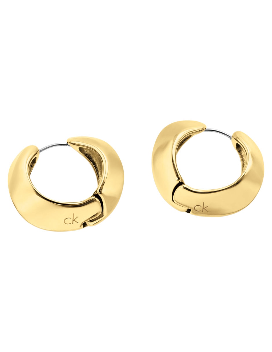 Aretes redondos con acabado brillante 2