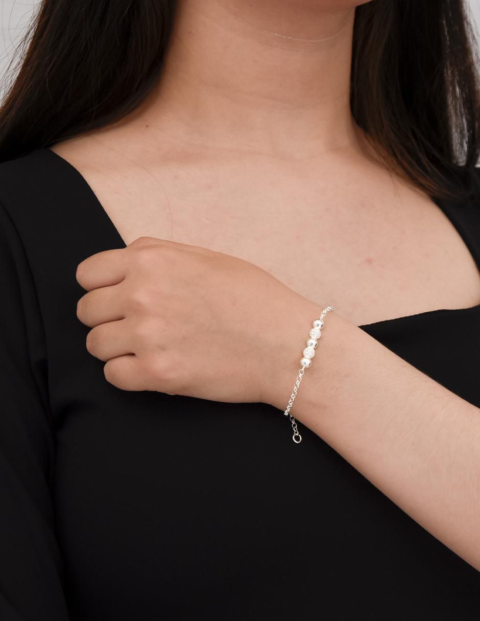 Pulsera de plata P 925 acabado pulido